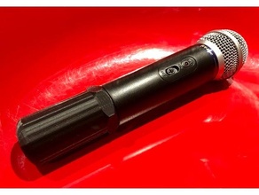 Nady ht duo mic Batterie Deckel Mikrofon 3d print model - Mito3D