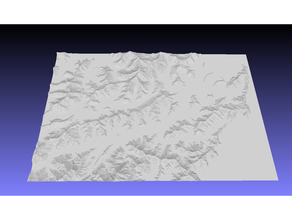 rainha Charlotte som Totaranui zelândia 3d mapa golpear topográfico topografia 3d print model - Mito3D