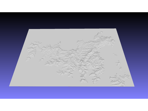 waiheke ilha zelândia 3d mapa topográfico topografia 3D print model - Mito3D