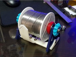 - solder spool holder 3d print model - Mito3D