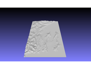 Wellington te whanganui a tara zelanda 3d harita topografik topografya 3d print model - Mito3D