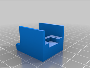 creative3d elf e3d v6 hotend mount fan ducts 3d print model - Mito3D