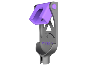 toy dyson wall holder v7 vacuum mount 3d print model - Mito3D