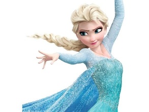 Elsa Disney 2d impressão arte cartão pixar congeladas 2 ii filme luz litofano foto fotografia Princesa 3d print model - Mito3D