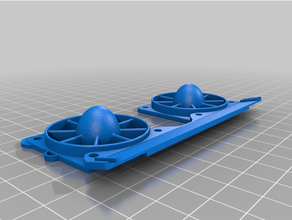 ezabl bltouch montagens hemera direto ventilador dutos 3d print model - Mito3D