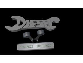 diesel meccanica juego 3d print model - Mito3D