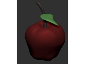 elma elmalar meyve 3dprintable Adafruit dekorasyon 3d print model - Mito3D