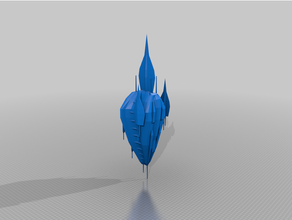 Minbari Morshin alternatif versiyon Armada Babylon 5 babylon5 3d print model - Mito3D