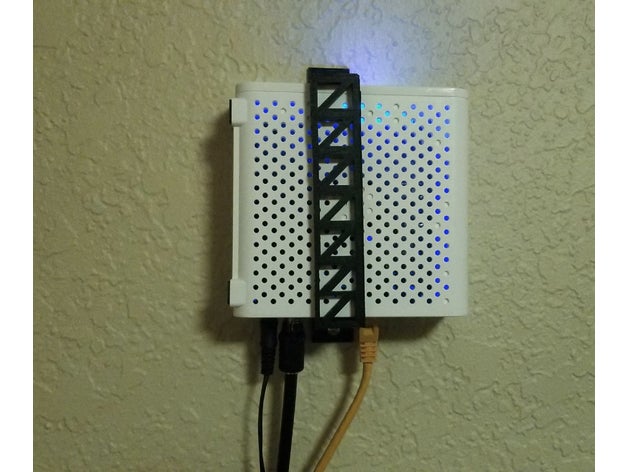 surfboard sb6183 wall brace cable modem mount 3D print model - Mito3D