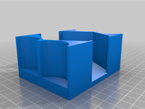 meeple war box insert - correct height boardgame inserts 3d print model - Mito3D