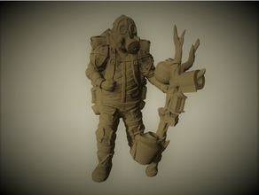 trader survivor fallout wasteland thisisnotatest test 3d print model - Mito3D