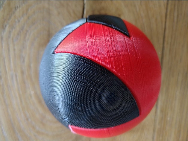puzzle ball sphere 3D print model - Mito3D