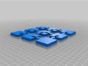 scacchi tavola puzzle stile 3d print model - Mito3D
