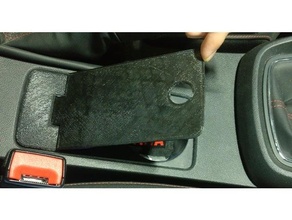 seat leon - cup holder cover 3d print model - Mito3D