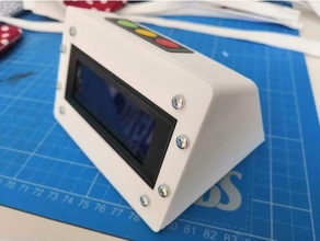 customizable lcd 2004 case arduino display esp8266 lcd2004 openscad 3d print model - Mito3D