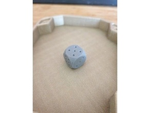 dice d6 dotted 3d print model - Mito3D