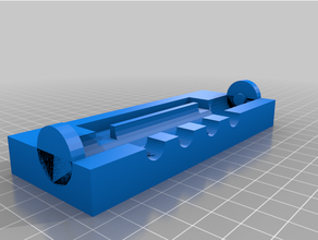 básico hidráulico carretel válvula Cutaway modelo cortar hidráulica Treinamento 3d print model - Mito3D