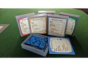 catan jogador caixa borda jogos jogo tabuleiro inserções 3d print model - Mito3D