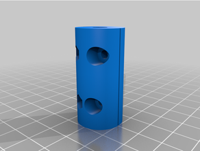 özelleştirilmiş parametrik z axis bağlayıcı stepper dişli kamış kuplaj 3d print model - Mito3D