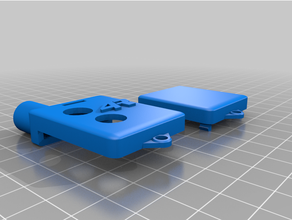 chave fob controlo remoto substituição 3d print model - Mito3D