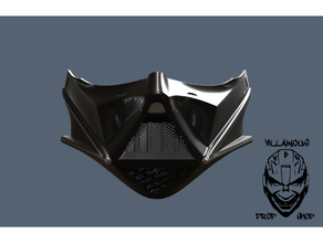 darth vader face mask facemask star wars 3d print model - Mito3D