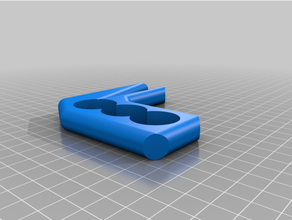 touch cabinet drawer puller 3d print model - Mito3D