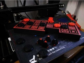 katlanabilir çift renk Kraliyet oyun ur Oyun tahtası 3d print model - Mito3D