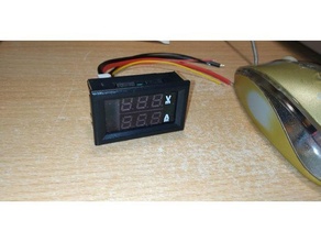 dc voltio metro modelado amperímetro lámpara multimetro voltímetro 3d print model - Mito3D