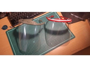 face shield covid-19 3d print model - Mito3D
