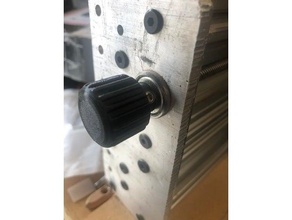 tr8 lead screw knob lock nut 3d print model - Mito3D