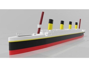 rms titanik tekne Tarih gemi 3d print model - Mito3D