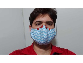 nariz grampo cara mascarar clipe scara coronav rus covid19 coronavírus covid 19 máscara facial notouchchallenge 3d print model - Mito3D