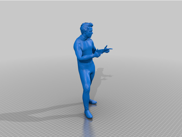 ossature gué doigt armes feu mixeur fingerguns jeu statue virtuel réalité 3D print model - Mito3D