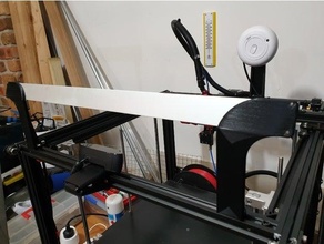 bracket mount led aluminium light strip printer 2020 3d print model - Mito3D