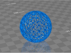 penrose pattern ball 3d print model - Mito3D