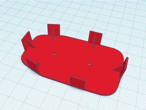 Asche Block Pflanzer Base 3d print model - Mito3D