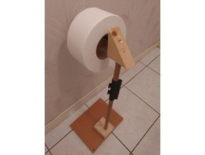 toilet paper cutter coronavirus 3d print model - Mito3D