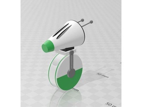 minimalist star wars d-0 droid 3d print model - Mito3D
