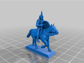 late antiquity - barbarian cavalry javelins 20mm 25mm historical javelin tabletop gaming wargaming 3d print model - Mito3D