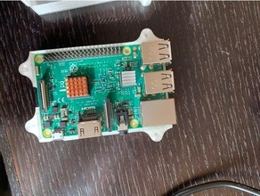 involucro raspberry pi 3 + mpi3508 case 3d print model - Mito3D