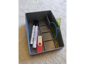 piccolo scatola contenitore scrivania organizzatore ufficio parti Conservazione 3d print model - Mito3D
