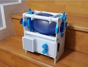 low cost Open source mécanique ventilateur Balle soupape masque bvm diybio soins santé laboratoire équipement Manuel réanimateur 3d print model - Mito3D