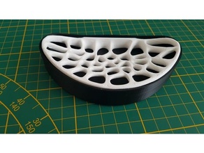 coral soap dish soapdish holder tray 3d print model - Mito3D
