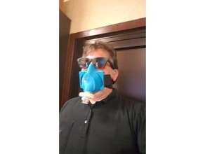 korona maske virüs filtre 3d print model - Mito3D