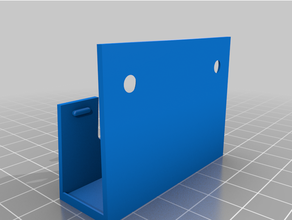 digital termômetro wall mount suporte 3d print model - Mito3D