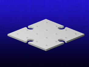 greeblecity base piatto 3d print model - Mito3D