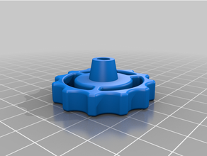 tevo tarantula manual advance extruder knob logo 3d print model - Mito3D