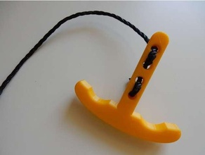 handle rope carabiner handles ropes 3d print model - Mito3D