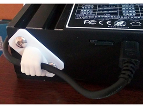 USB câble titulaire soutien poing ender 3 extrudé Cadre 2020 aluminium extrusion monter slot gestion ender3 pro 3d print model - Mito3D