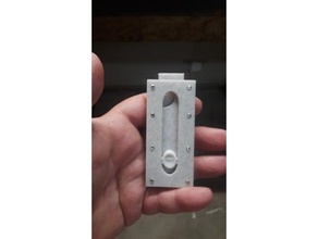 retrátil porta gancho botão empurrador covid 19 covid19 toque notouchchallenge sanitário 3d print model - Mito3D